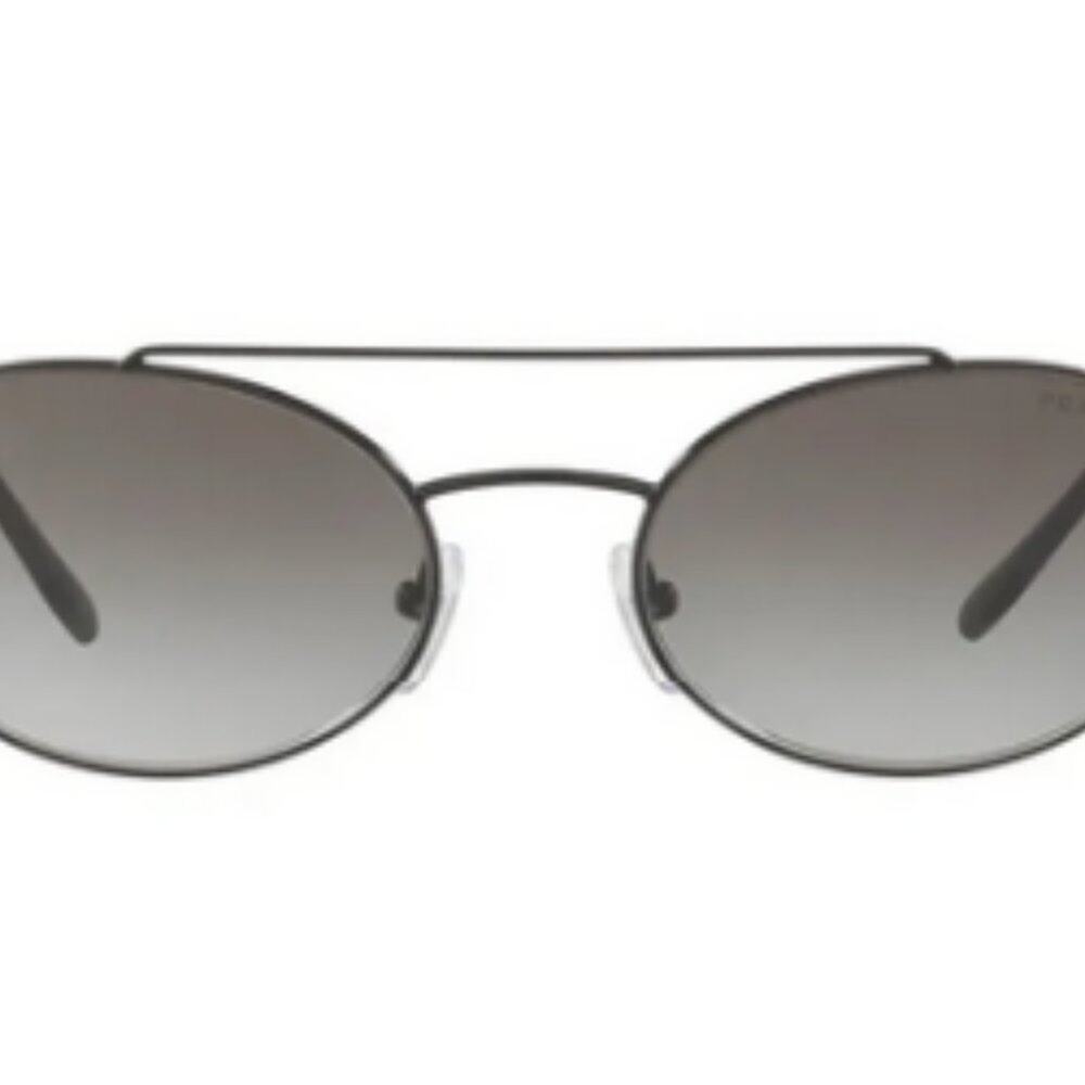 Prada 61mm Oval Sunglasses silver - Picture 3 of 13